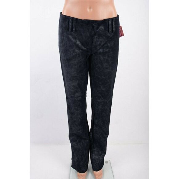 Laundry Shelli Segal Womens Leather Pants Sz 4 - Picture 1 of 8